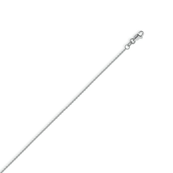 14k 13-15 Inch Adjustable Figaro Chain Necklace 15 Inch in White Gold Yellow Gold and 1.28mm 14k 13-15 Inch Adjustable Figaro Chain Necklace 15 Inch in White Gold Yellow Gold and 1.28mm